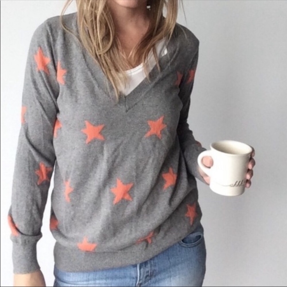 Wallace Madewell Starry V Neck Sweater